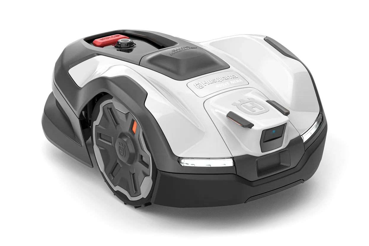 frontansicht eines Husqvarna Automower 405VE Nera