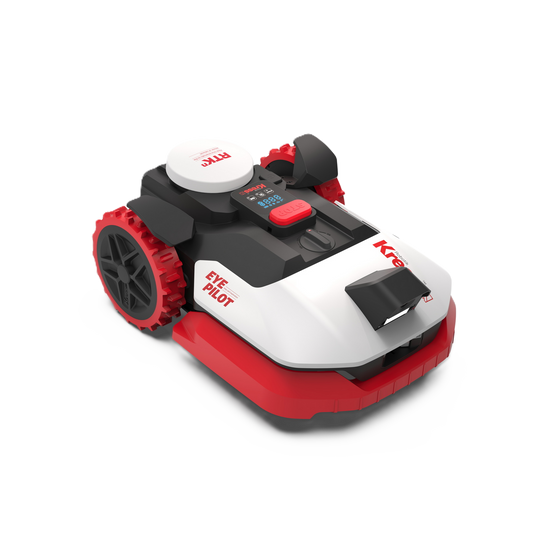 Frontansicht eines Kress Eyepilot 250E und 251E Maehroboters