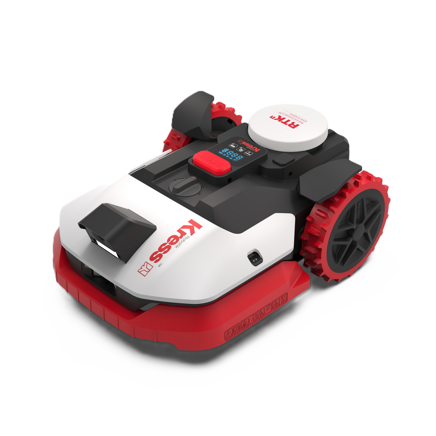 Frontansicht eines Kress Eyepilot 250E und 251E Maehroboters