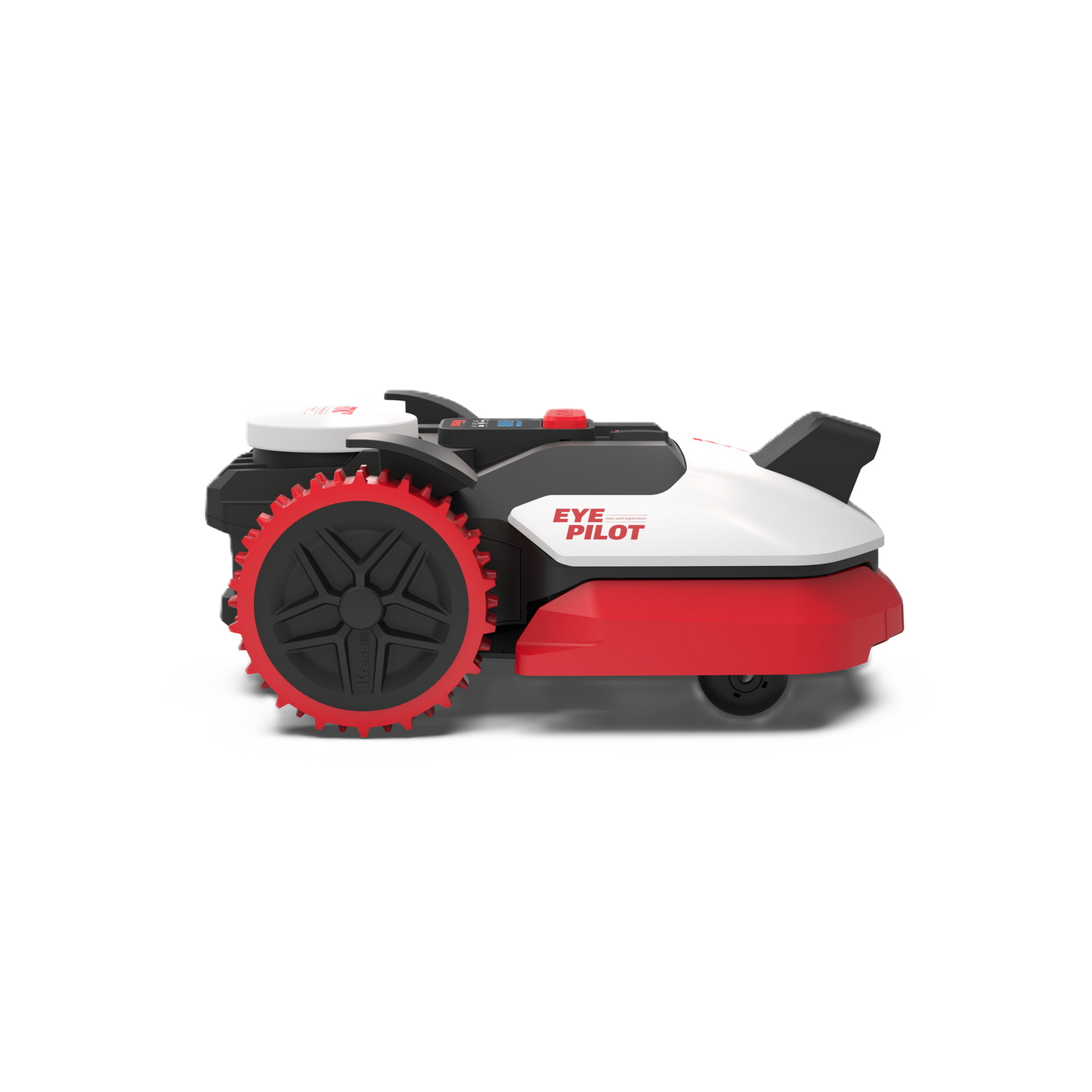 Seitenansicht eines Kress Eyepilot 250E und 251E Maehroboters