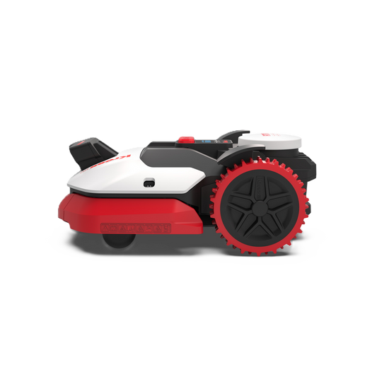 Seitenansicht eines Kress Eyepilot 261E, 271E, 273E und 274E Maehroboters