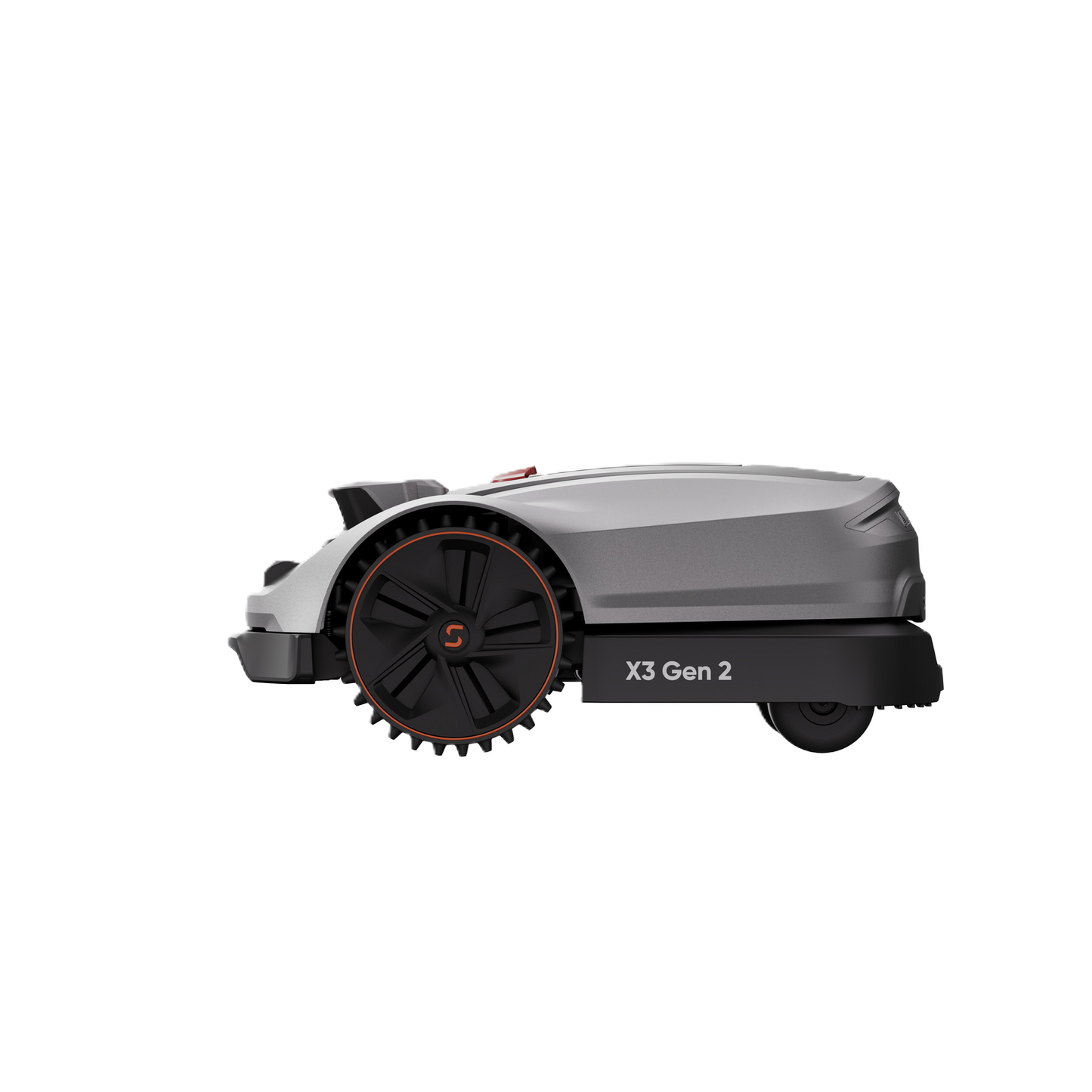 Seitenansicht eines Sunseeker Elite X3 Maehroboters