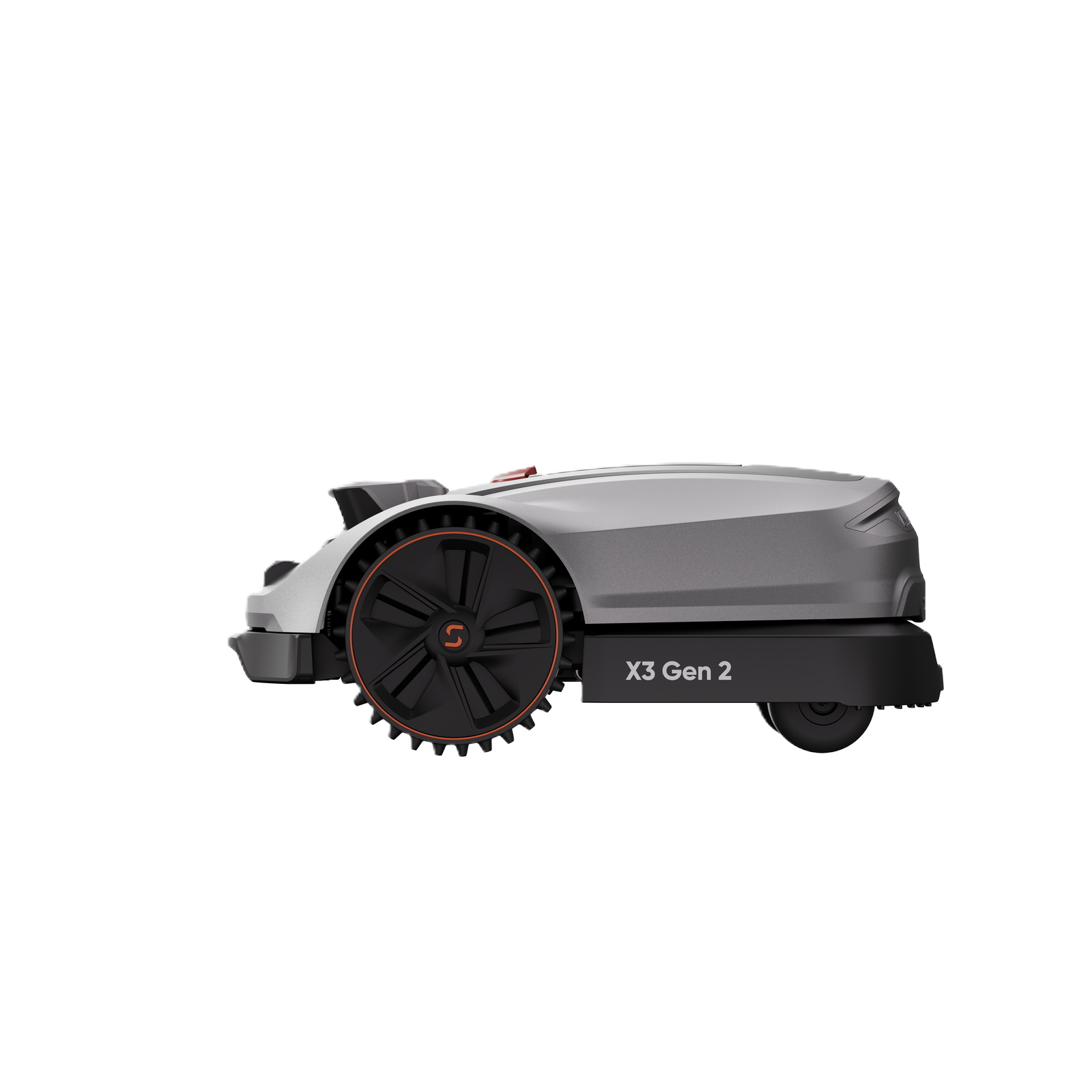 Seitenansicht eines Sunseeker Elite X3 Maehroboters