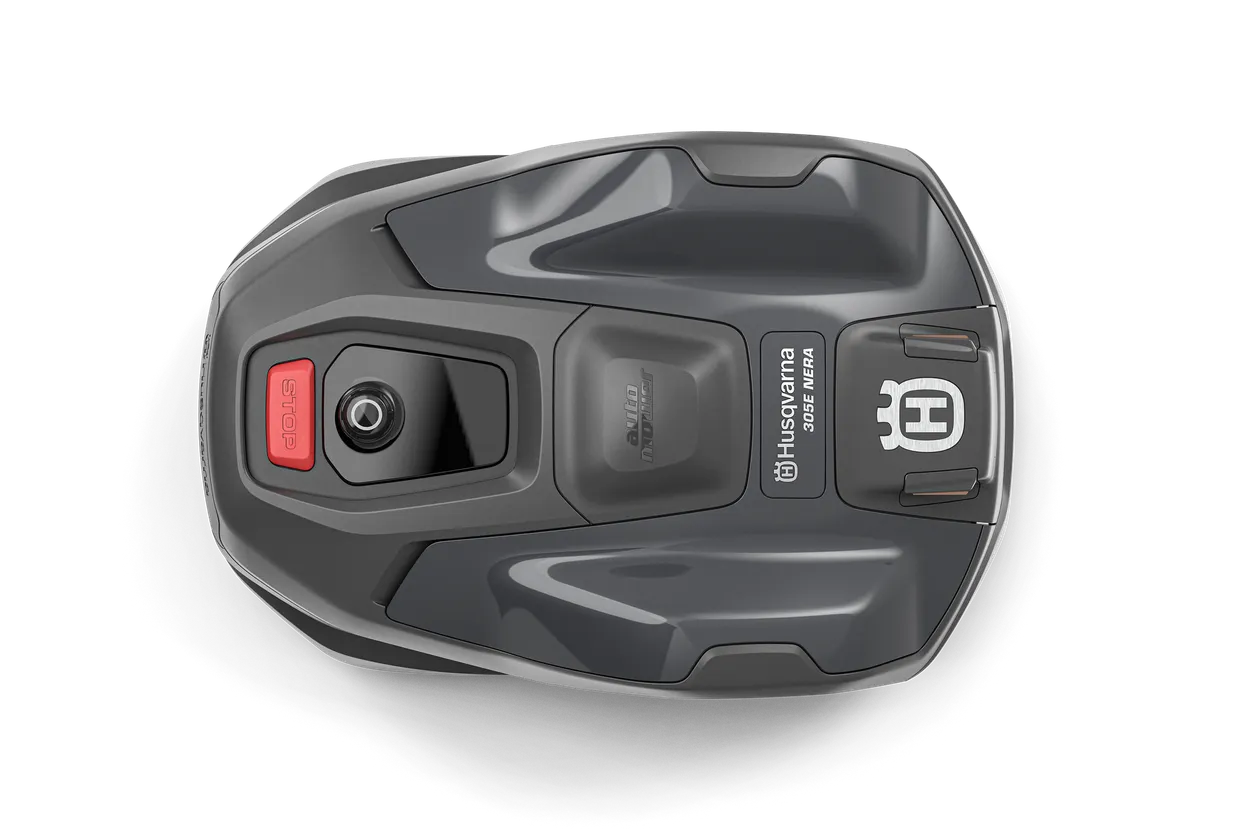 Draufsicht eines Husqvarna Automower 305E Nera