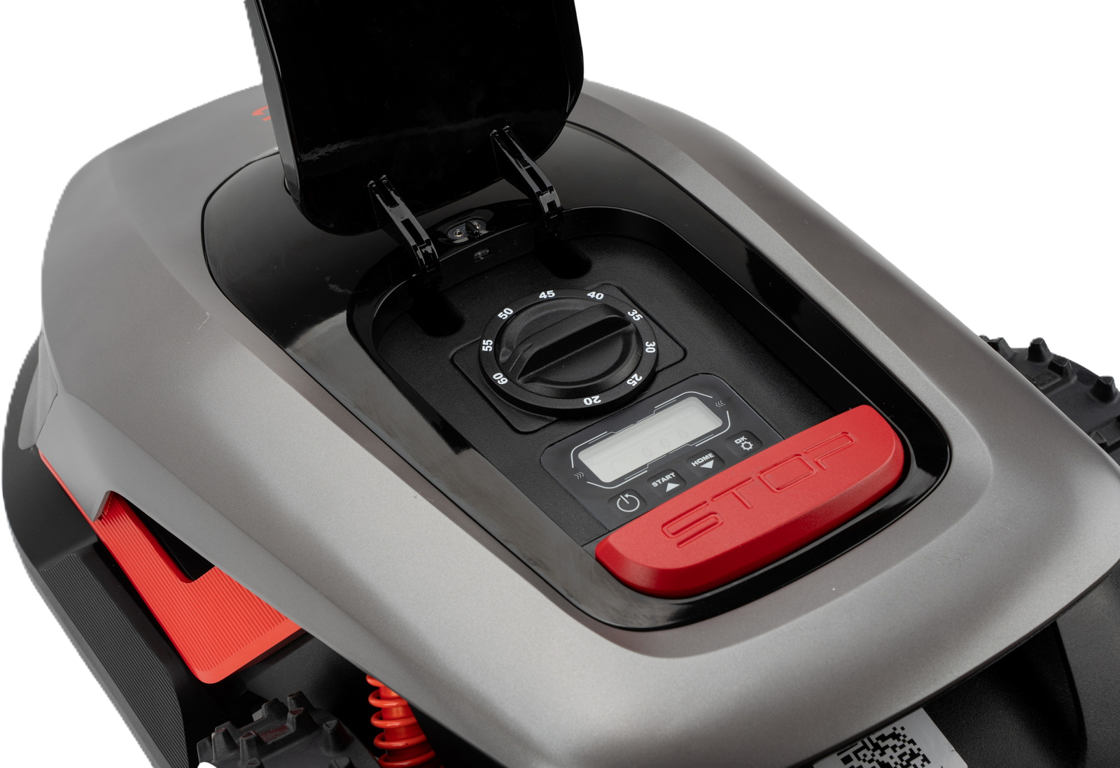 Draufsicht eines Sunseeker Elite X4 Maehroboters