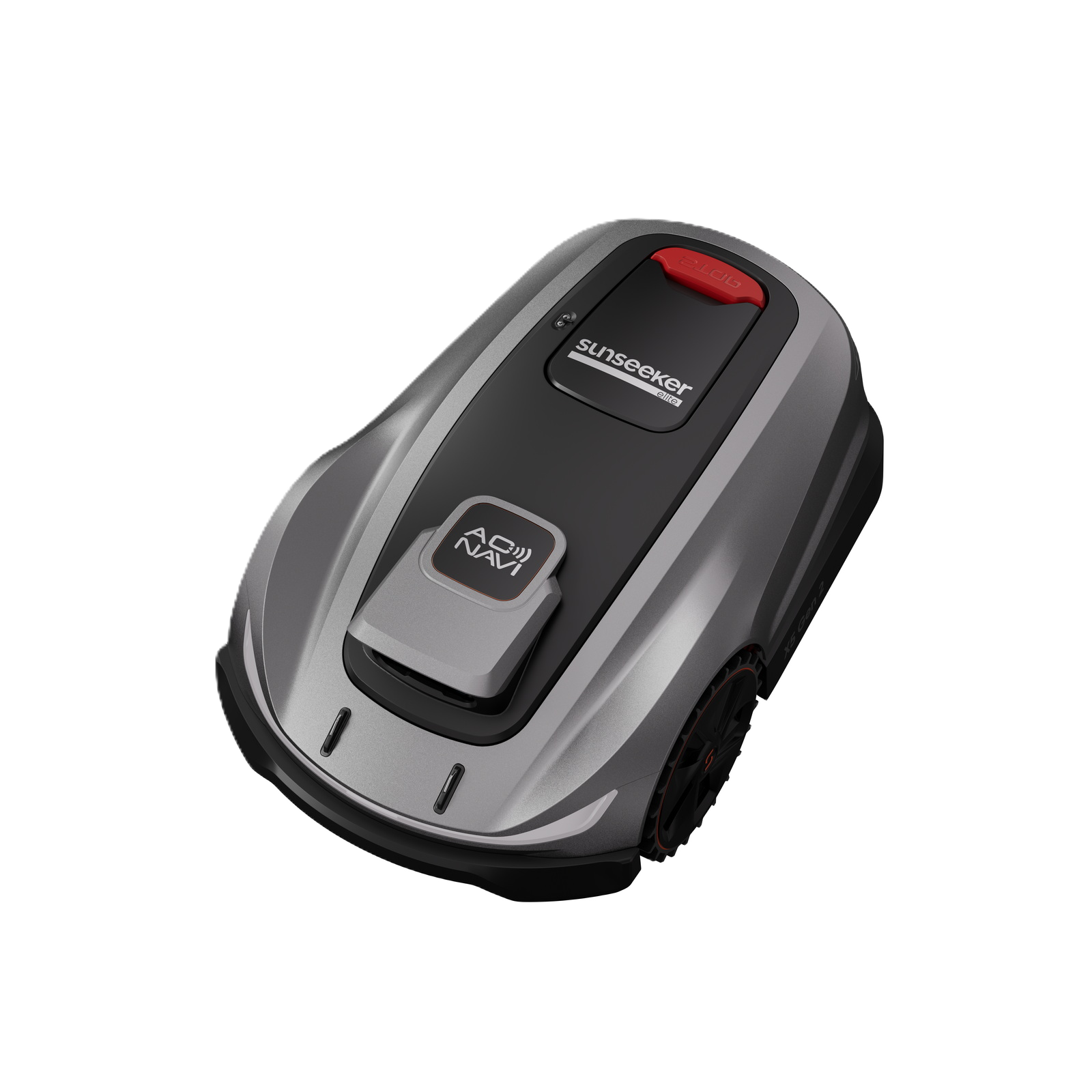 Draufsicht eines Sunseeker Elite X5 Maehroboters