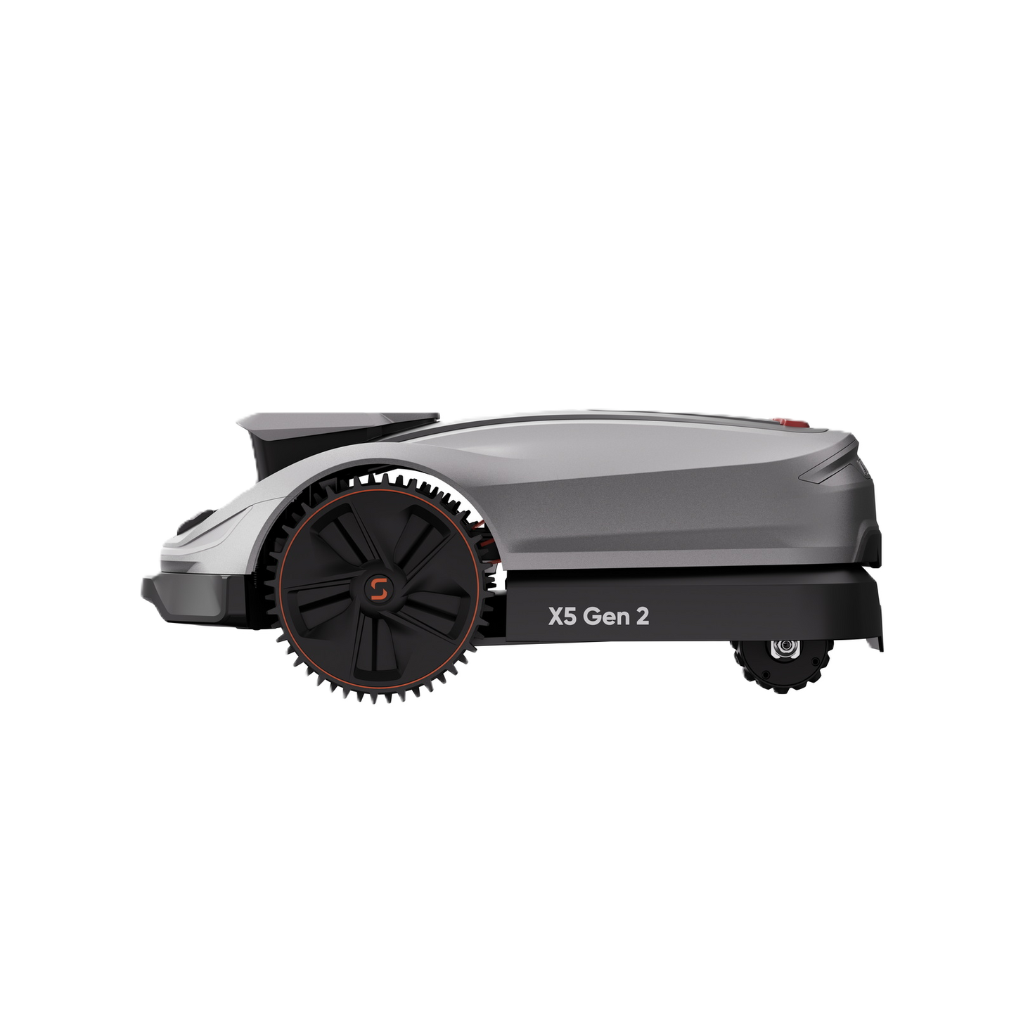 Seitenansicht eines Sunseeker Elite X5 Maehroboters