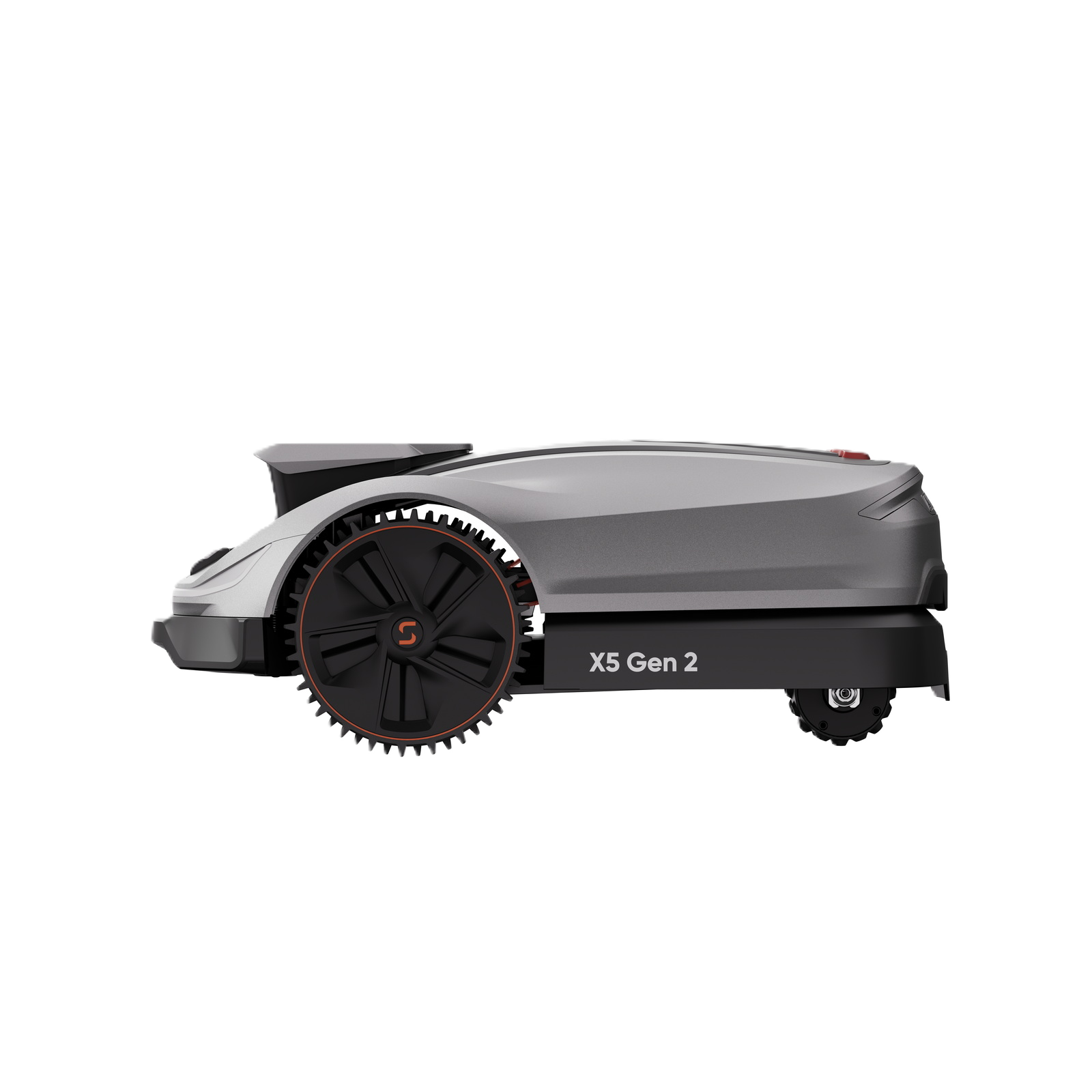 Seitenansicht eines Sunseeker Elite X5 Maehroboters