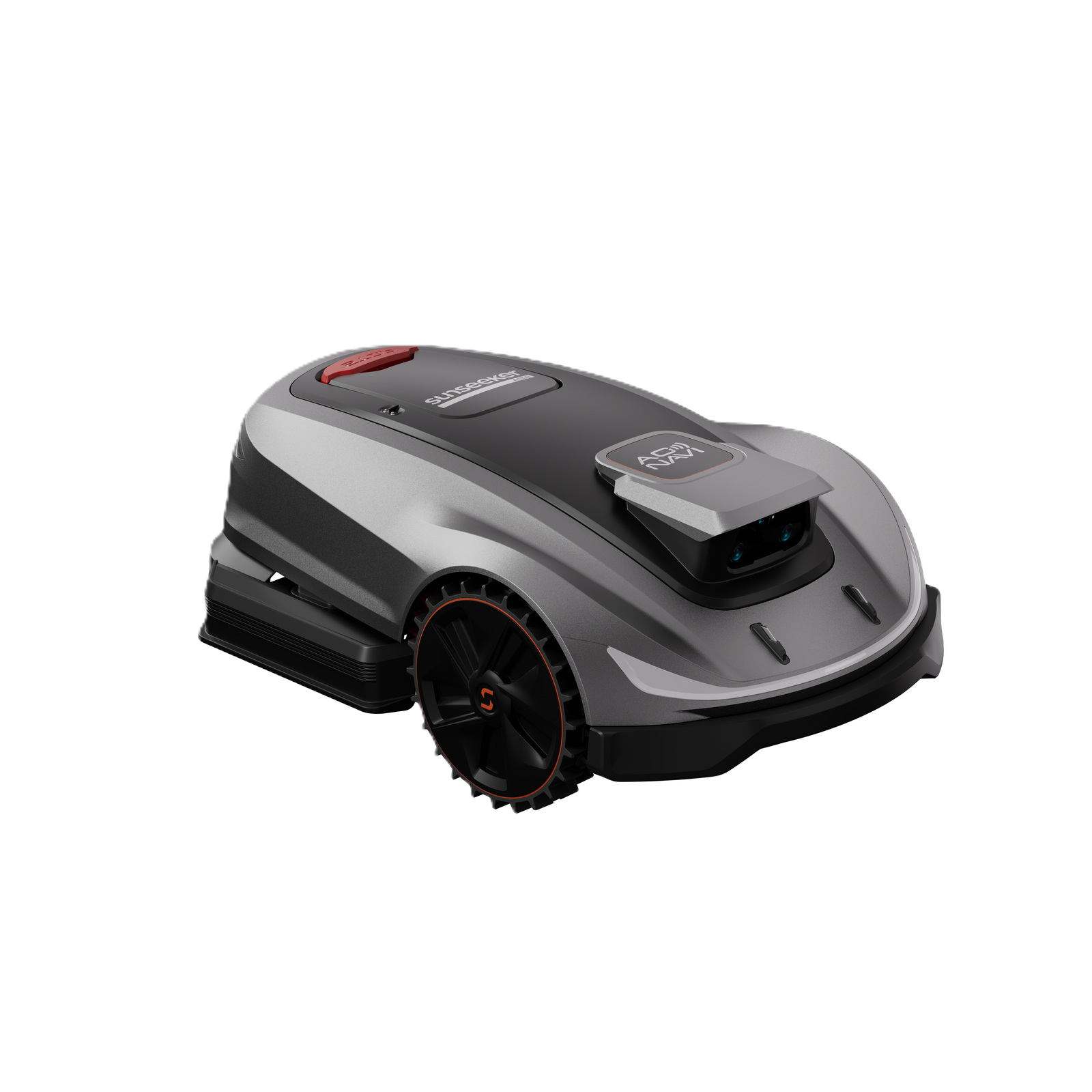 Seitenansicht eines Sunseeker Elite X5 Maehroboters