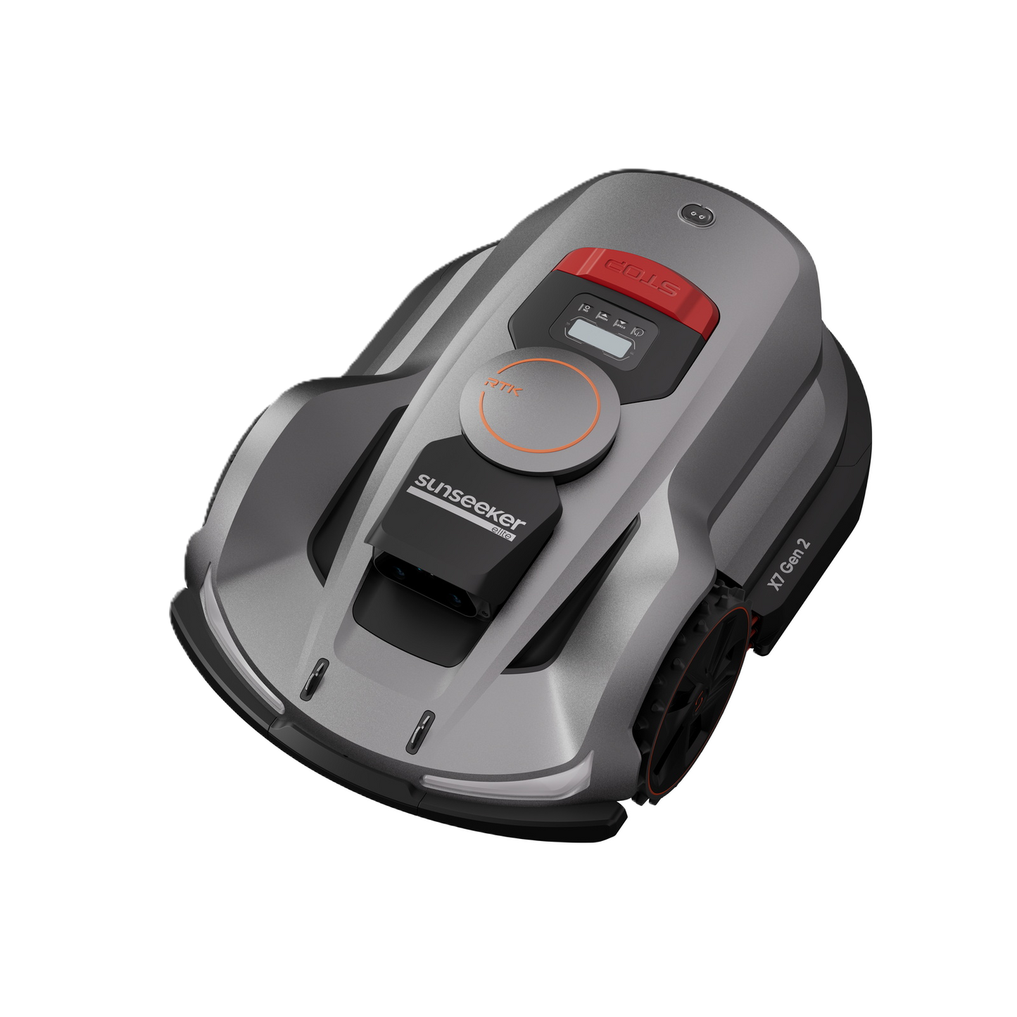Draufsicht eines Sunseeker Elite X7 Maehroboters