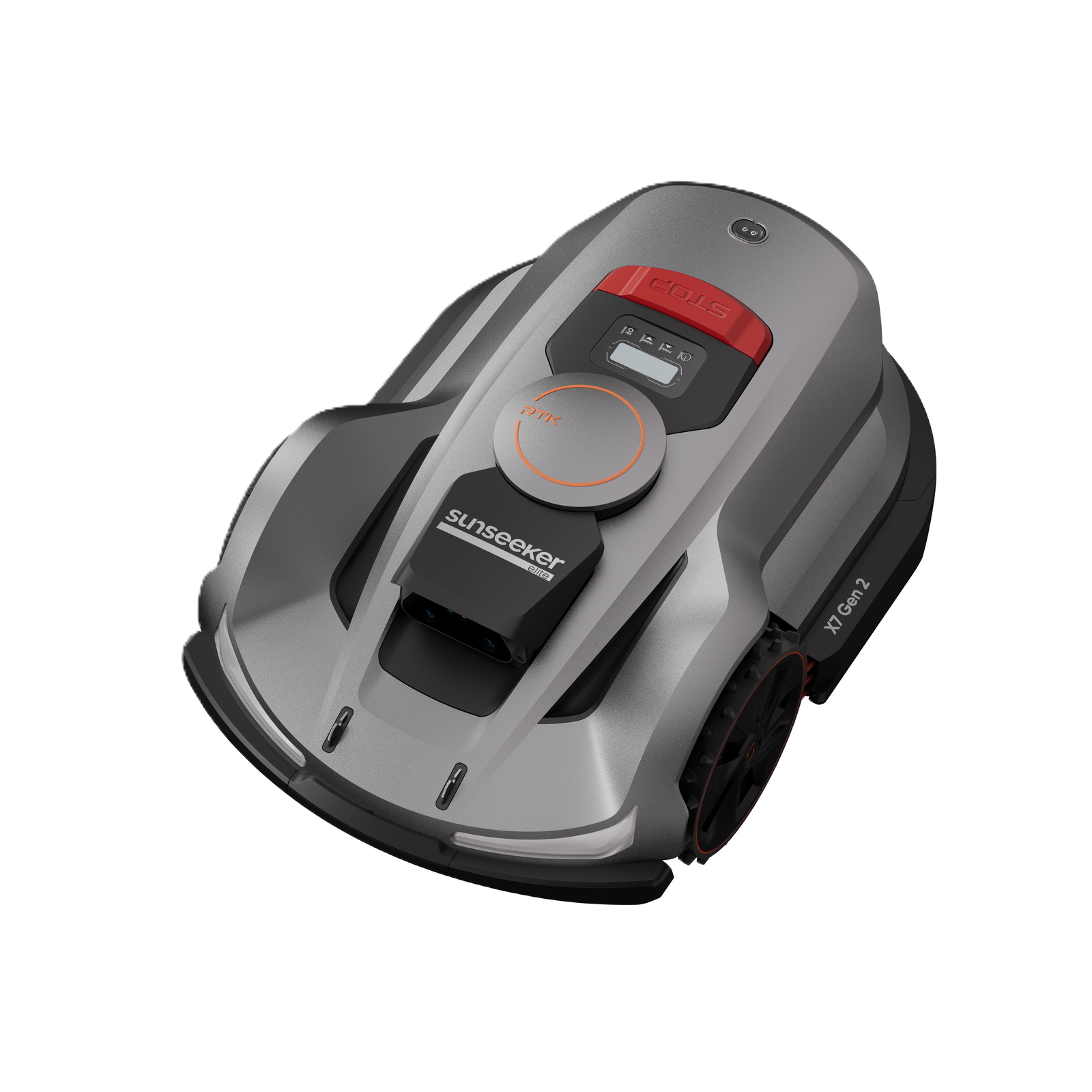 Draufsicht eines Sunseeker Elite X7 Maehroboters