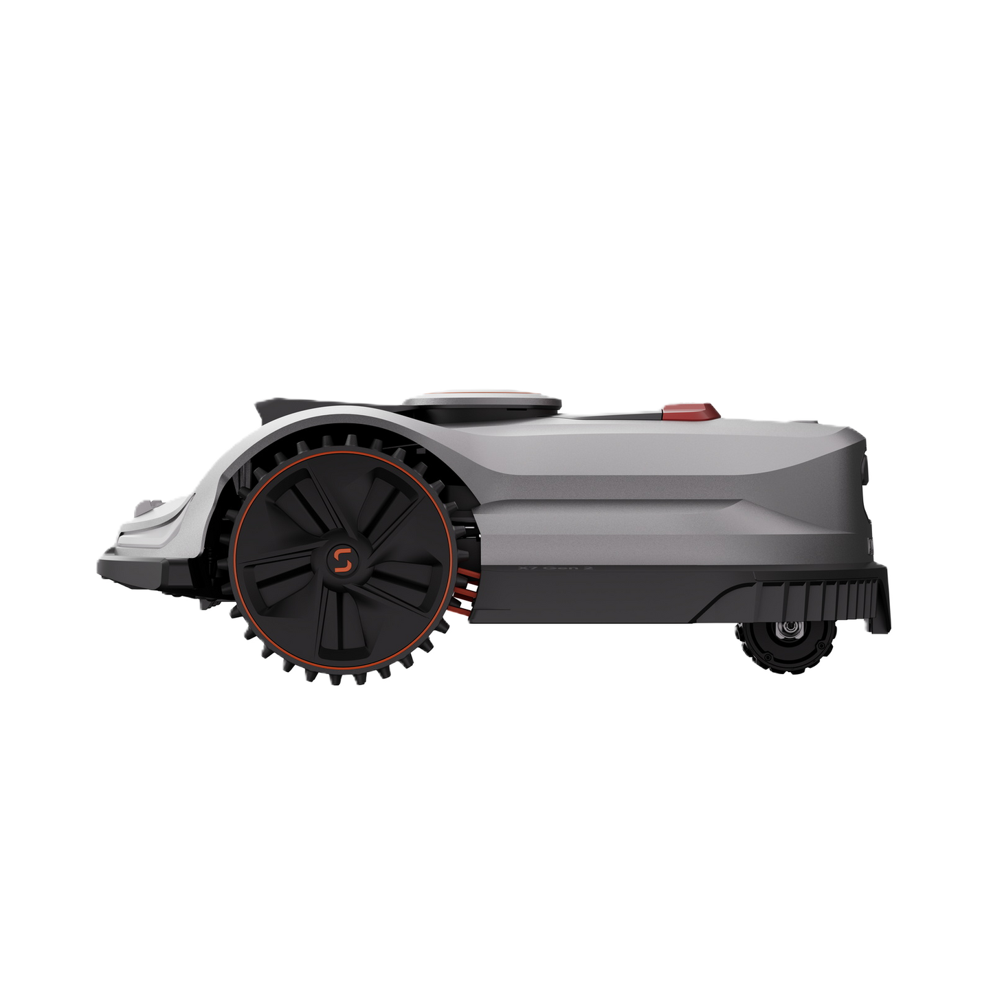 Seitenansicht eines Sunseeker Elite X7 Maehroboters